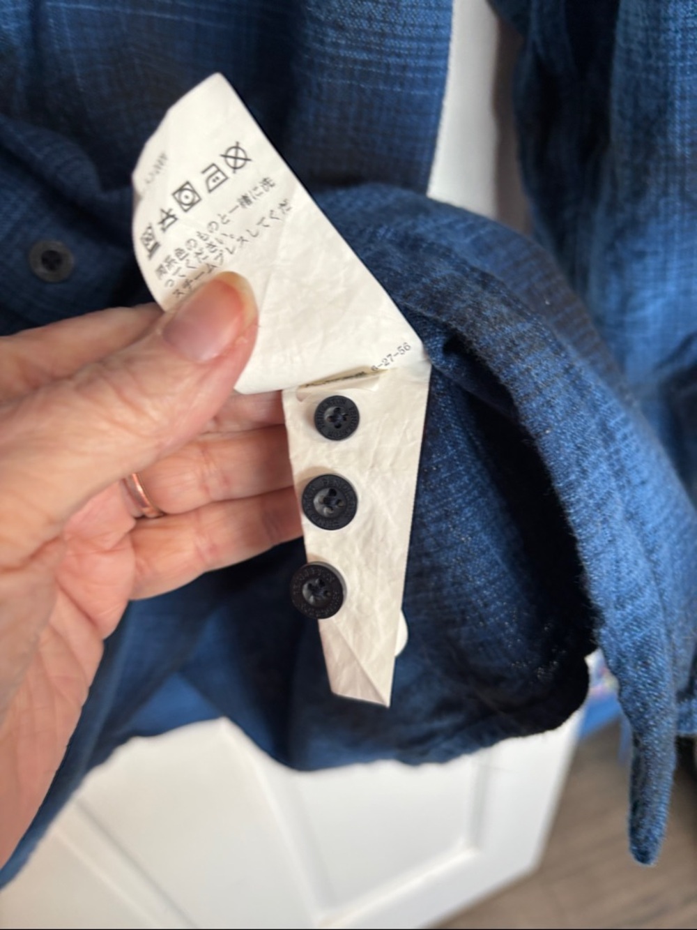 Pendleton Blue & Black Plaid Long-Sleeve Button-Up Shirt - Picture 5 of 7